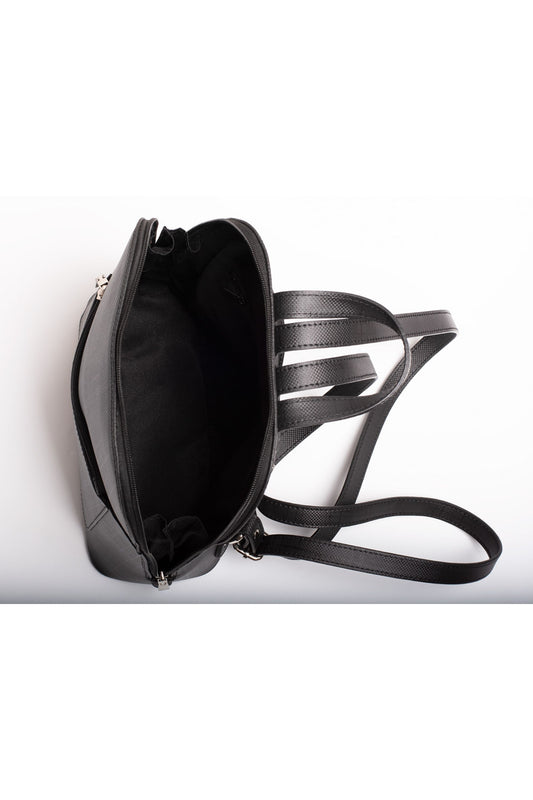 Rucsac dama, Nuria, negru, 30X13X30 cm