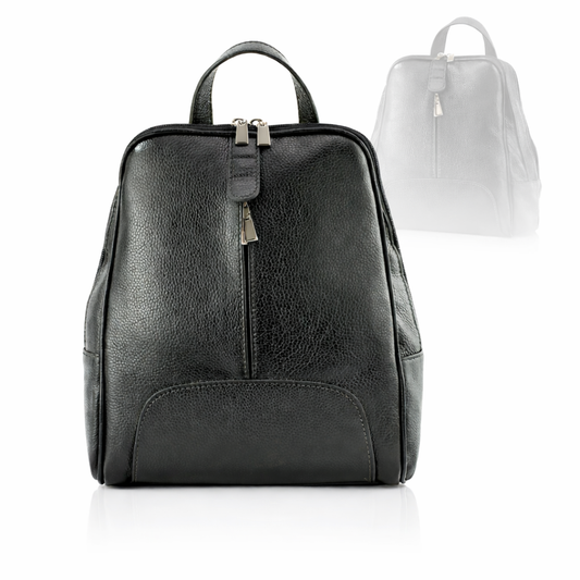 Rucsac Melania dama Andreas&Beltmondo® piele naturala design elegant stil casual urban birou calatorii calitate premium produs fabricat in Romania 25 x 31 x 9 cm