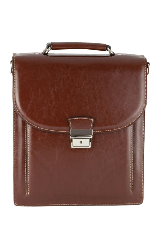 Geanta Napoli barbati Andreas&Beltmondo® piele naturala 29x10x33 cm compartimentata buzunare multiple calitate premium fabricata in Romania design elegant office casual durabila practica